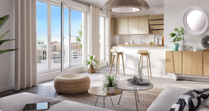 Achat / Vente programme immobilier neuf Asnières-sur-Seine à 5 km de La Défense (92600) - Réf. 13607