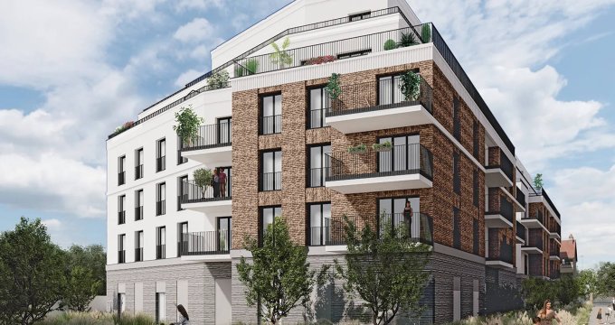 Achat / Vente programme immobilier neuf Aubervilliers à 15 min à pied de la future gare ligne 15 Est (93300) - Réf. 12386