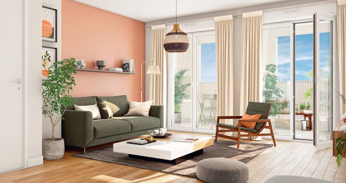 Achat / Vente programme immobilier neuf Aulnay-sous-Bois à 10 min à pied du futur métro ligne 16 (93600) - Réf. 12323