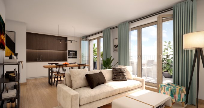 Achat / Vente programme immobilier neuf Bussy-Saint-Georges éco quartier proche toutes commodités (77600) - Réf. 7759