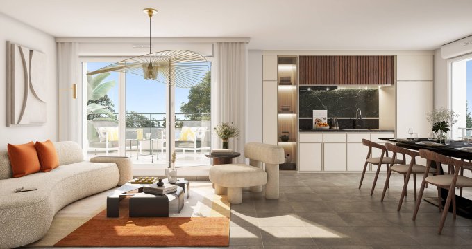 Achat / Vente programme immobilier neuf Cesson à 700m de la gare de Cesson RER D (77240) - Réf. 12704