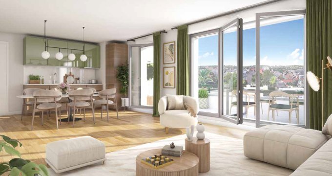 Achat / Vente programme immobilier neuf Champigny-sur-Marne à 11 min en bus du RER A (94500) - Réf. 12803