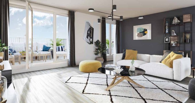 Achat / Vente programme immobilier neuf Clichy adresse intimiste à deux pas du Parc Salengro (92110) - Réf. 7683