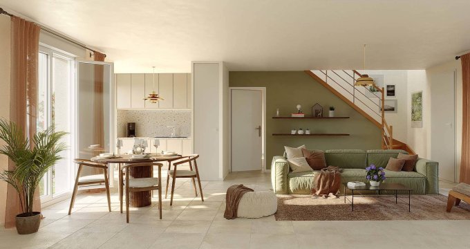 Achat / Vente programme immobilier neuf Houdan à 7 min à vélo de la gare Transilien N (78550) - Réf. 12390