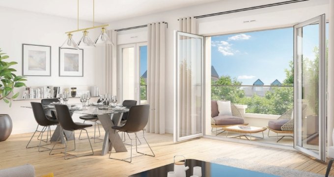 Achat / Vente programme immobilier neuf Le Plessis Trévise à 10 min à pied du Château des Tourelles (94420) - Réf. 8557