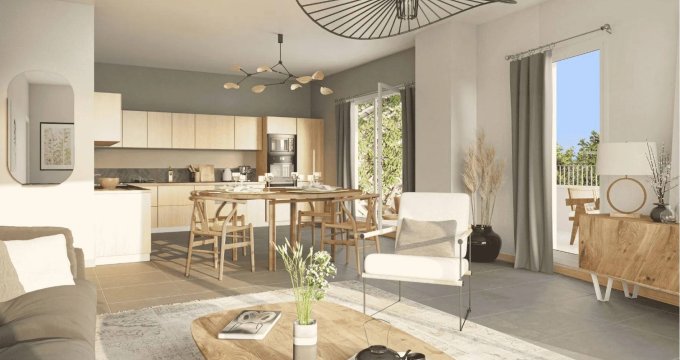 Achat / Vente programme immobilier neuf Montévrain à 8 minutes de la gare RER A (77144) - Réf. 12672