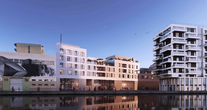 Achat / Vente programme immobilier neuf Pantin à 250m du métro 5 Raymond Queneau (93500) - Réf. 8707