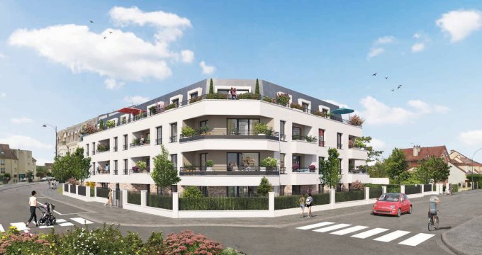 Achat / Vente programme immobilier neuf Pontault-Combault proche commerces (77340) - Réf. 7748