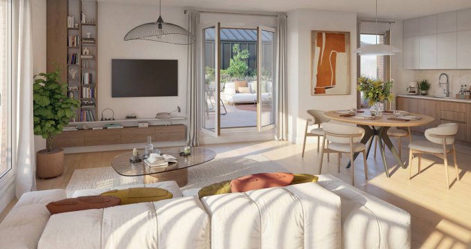 Achat / Vente programme immobilier neuf Pontoise quartier Bossut proche des lignes de bus (95000) - Réf. 12183