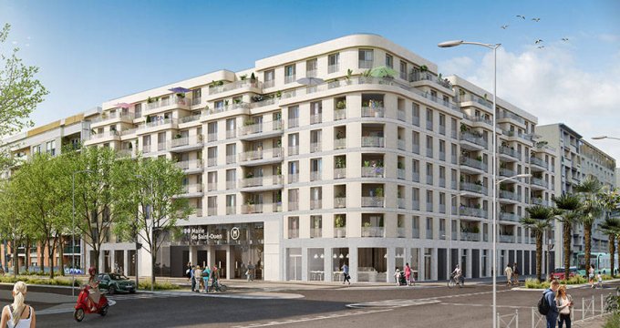 Achat / Vente programme immobilier neuf Saint-Ouen à deux pas du métro (93400) - Réf. 6145