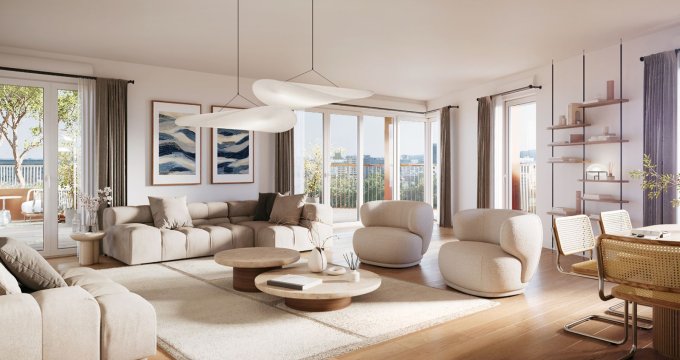 Achat / Vente programme immobilier neuf Saint-Ouen à seulement 13 min à pied du Métro 14 et RER C (93400) - Réf. 12952