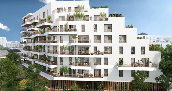 Achat / Vente programme immobilier neuf Villeneuve-la-Garenne proche du tram T1 et de la future ligne 15 (92390) - Réf. 8394