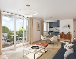 Achat / Vente programme immobilier neuf Ivry-sur-Seine à deux pas des rives de la Seine et RER C à 850m (94200) - Réf. 13320
