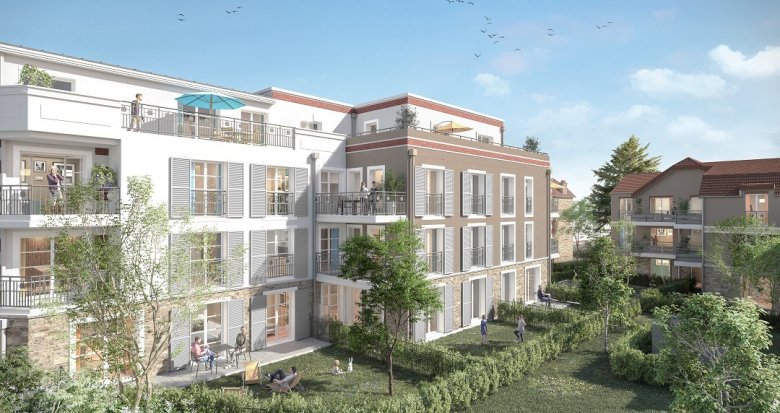 Achat / Vente programme immobilier neuf Achères centre à 12 min de la gare RER A (78260) - Réf. 8442