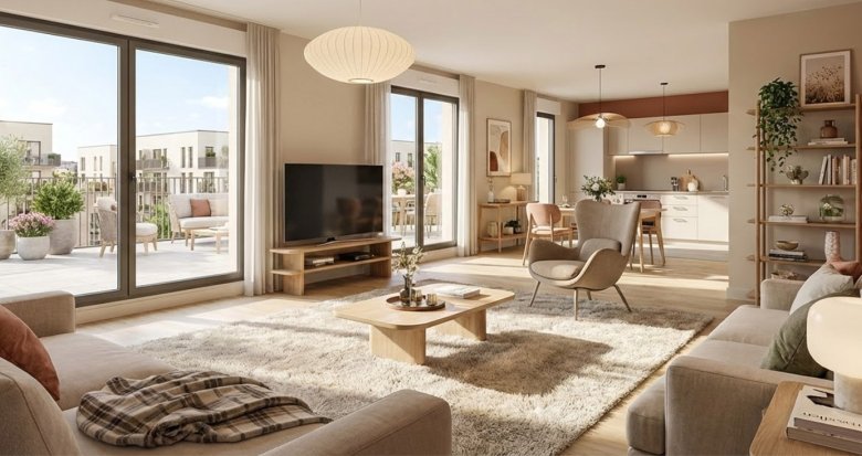 Achat / Vente programme immobilier neuf Aubergenville résidence séniors à 10 min de la gare (78410) - Réf. 13860