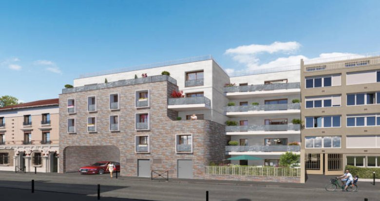 Achat / Vente programme immobilier neuf Aubervilliers à 300 de la future gare du métro (93300) - Réf. 5642