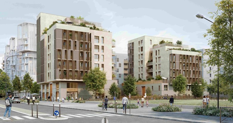 Achat / Vente programme immobilier neuf Aubervilliers à deux pas du futur campus Condorcet (93300) - Réf. 12676
