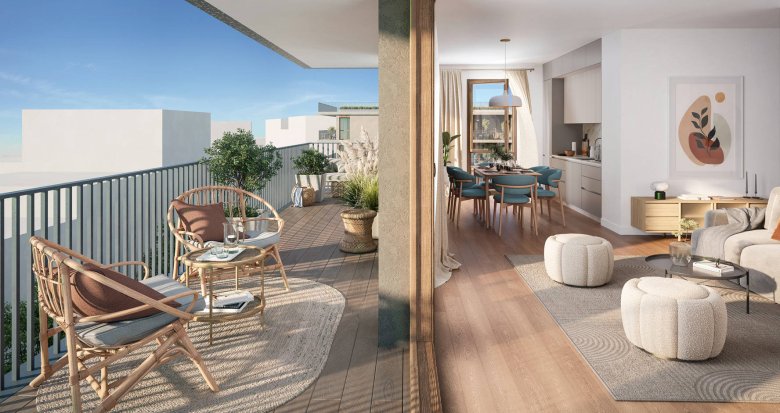 Achat / Vente programme immobilier neuf Aubervilliers quartier Fort d’Aubervilliers proche métro (93300) - Réf. 12572