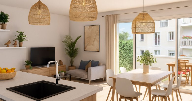 Achat / Vente programme immobilier neuf Aubervilliers quartier résidentiel à 600m du métro 7 (93300) - Réf. 13668