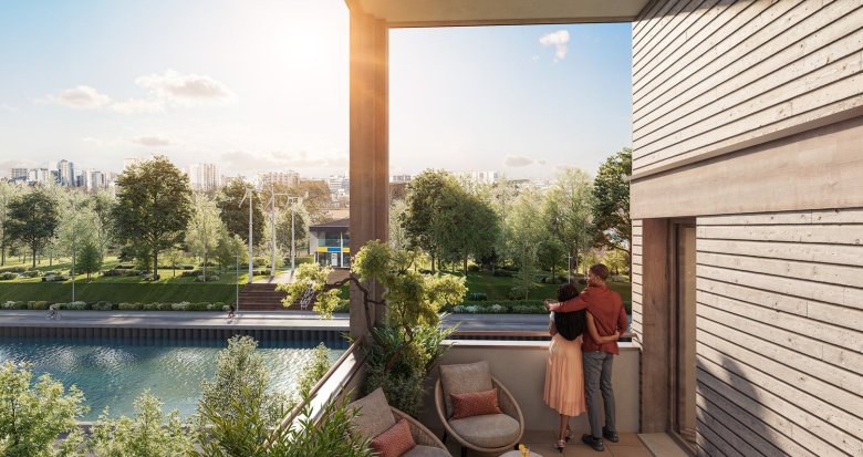 Achat / Vente programme immobilier neuf Bobigny proche du canal et du métro 5 et 15 (93000) - Réf. 12714