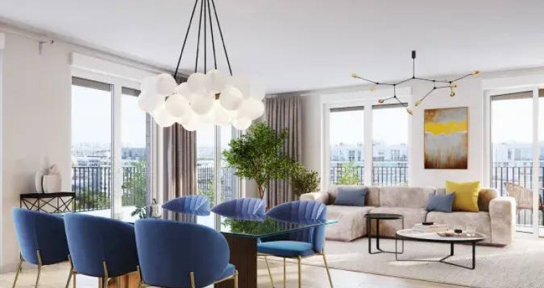 Achat / Vente programme immobilier neuf Boulogne-Billancourt éco-quartier Rives de Seine (92100) - Réf. 13836