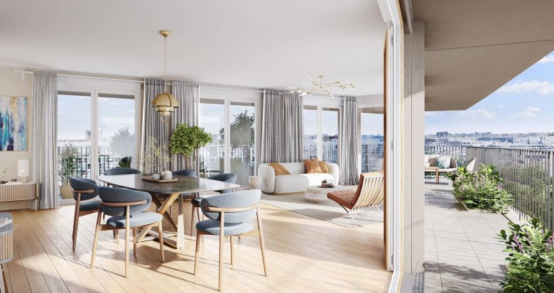 Achat / Vente programme immobilier neuf Boulogne-Billancourt éco-quartier Rives de Seine (92100) - Réf. 13836