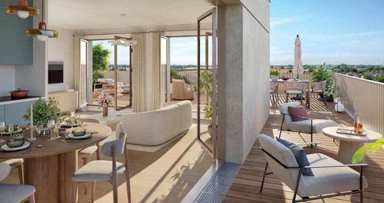 Achat / Vente programme immobilier neuf Bussy-Saint-Georges à 9 min à vélo de la gare RER A (77600) - Réf. 13257