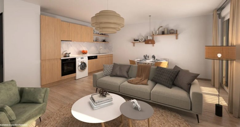 Achat / Vente programme immobilier neuf Bussy-Saint-Georges au cœur du quartier du Sycomore (77600) - Réf. 13824