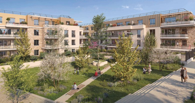 Achat / Vente programme immobilier neuf Cesson à 700m de la gare de Cesson RER D (77240) - Réf. 12704