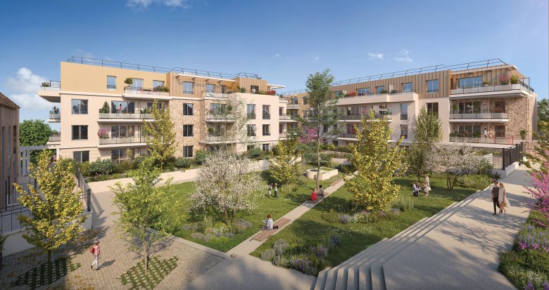 Achat / Vente programme immobilier neuf Cesson à 700m de la gare de Cesson RER D (77240) - Réf. 12704