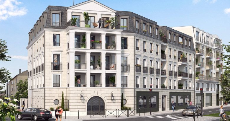 Achat / Vente programme immobilier neuf Clamart à 5 minutes à pied du T6 Pavé Blanc (92140) - Réf. 6429