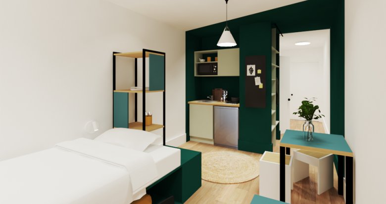 Achat / Vente programme immobilier neuf Créteil résidence étudiante proche métro 8 et centre commercial (94000) - Réf. 8538