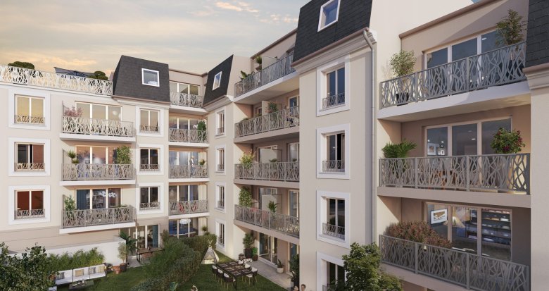 Achat / Vente programme immobilier neuf Dammarie-les-Lys à 500m de la gare RER de Melun (77190) - Réf. 7556