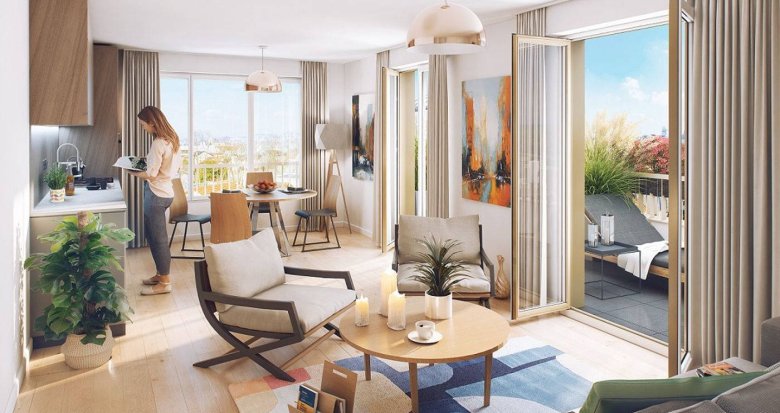 Achat / Vente programme immobilier neuf Drancy à 100 m du RER B reliant Paris en 20 min (93700) - Réf. 12477
