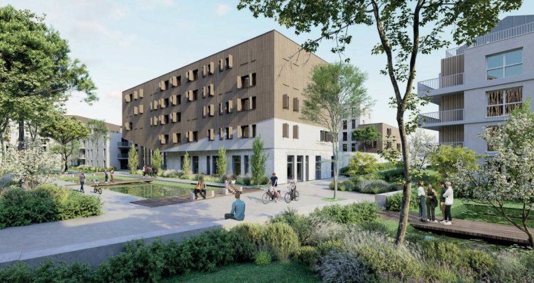 Achat / Vente programme immobilier neuf Fontainebleau résidence étudiants et actifs proche commodités (77300) - Réf. 7184