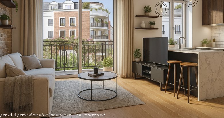 Achat / Vente programme immobilier neuf Goussainville à 7 min à pied du RER D (95190) - Réf. 13511