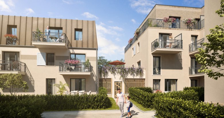 Achat / Vente programme immobilier neuf Hardricourt à 5 min à pied de la gare (78250) - Réf. 8083