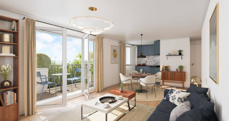 Achat / Vente programme immobilier neuf Ivry-sur-Seine à 850 m de la gare RER C (94200) - Réf. 12691
