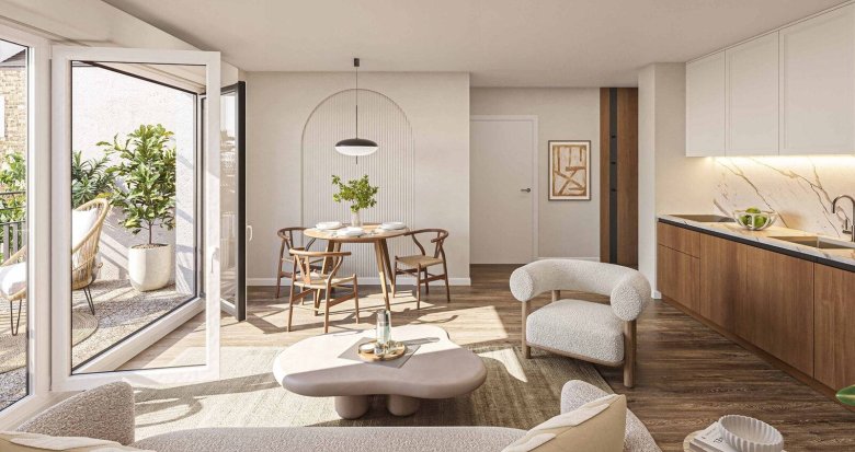 Achat / Vente programme immobilier neuf Juvisy-sur-Orge à 2 min à pied du RER D et C direction Paris (91260) - Réf. 12546