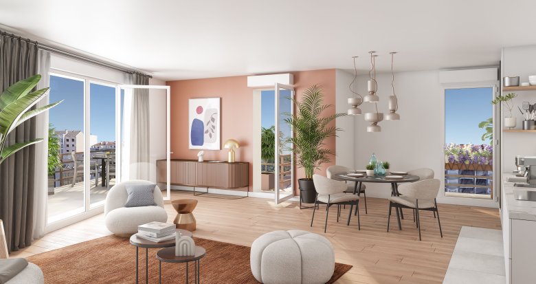 Achat / Vente programme immobilier neuf Juvisy-sur-Orge à 5 minutes à pied de la gare RER Juvisy (91260) - Réf. 8238