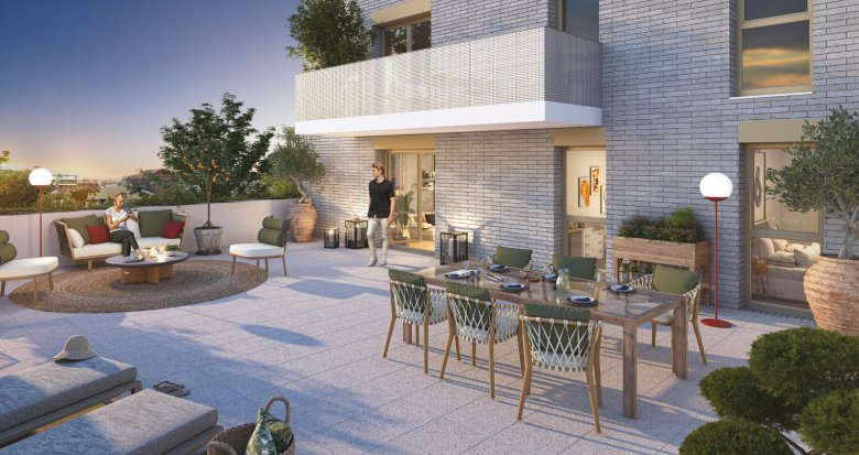 Achat / Vente programme immobilier neuf La Courneuve à 4 min du métro 7 et du tramway T1 (93120) - Réf. 13351