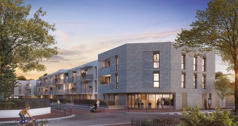 Achat / Vente programme immobilier neuf La Courneuve à 4 min du métro 7 et du tramway T1 (93120) - Réf. 13351