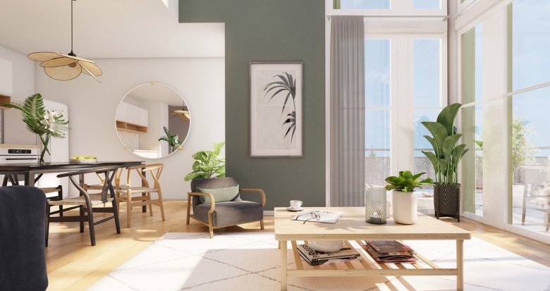 Achat / Vente programme immobilier neuf Le Blanc-Mesnil au coeur du nouveau quartier de La Molette (93150) - Réf. 13476