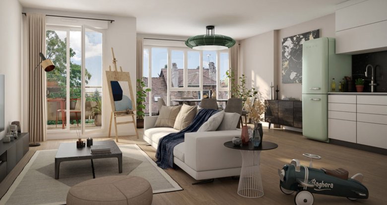 Achat / Vente programme immobilier neuf Le Perreux-sur-Marne à 700 m du RER E (94170) - Réf. 13160