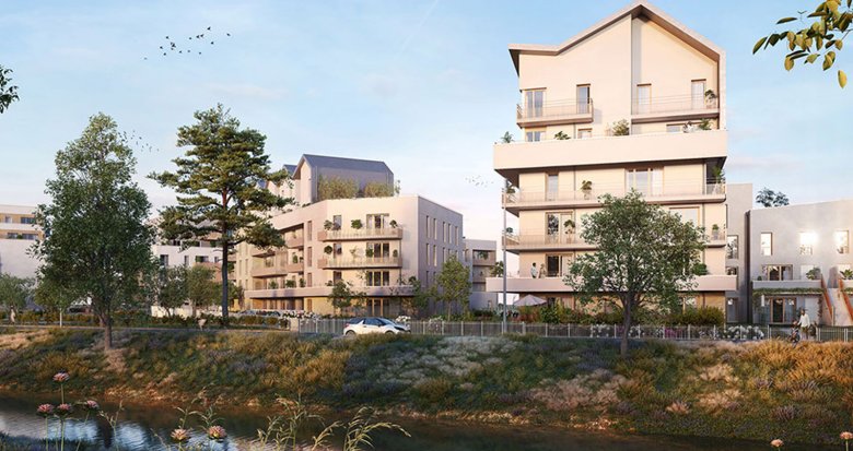 Achat / Vente programme immobilier neuf Meaux proche des berges du Canal de l’Ourcq (77100) - Réf. 12769