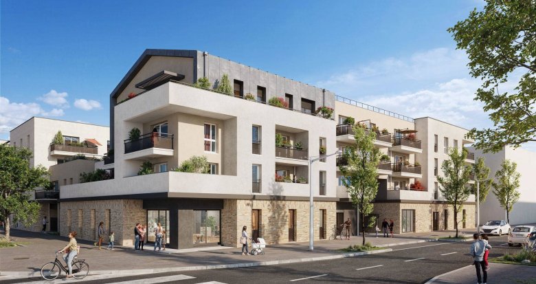 Achat / Vente programme immobilier neuf Melun écoquartier Woodi à 4 min à pied du TZen 2 (77000) - Réf. 12486