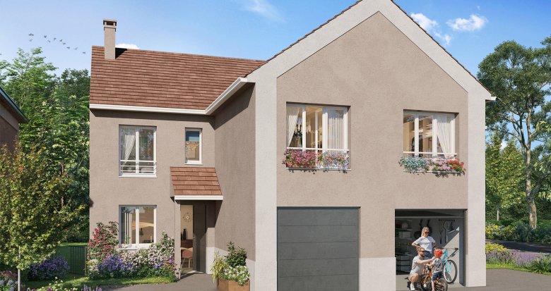 Achat / Vente programme immobilier neuf Moisselles en plein cœur de ville (95570) - Réf. 8161