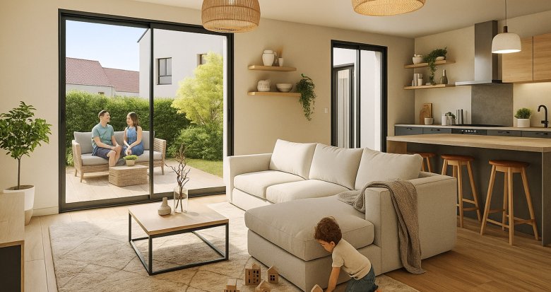 Achat / Vente programme immobilier neuf Montesson maisons neuves à deux pas du centre-ville (78360) - Réf. 13285