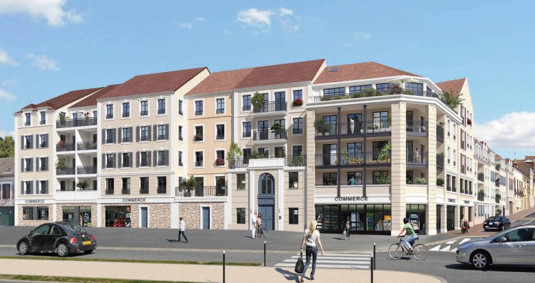 Achat / Vente programme immobilier neuf Montlhéry en plein cœur du village et des commodités (91310) - Réf. 7630