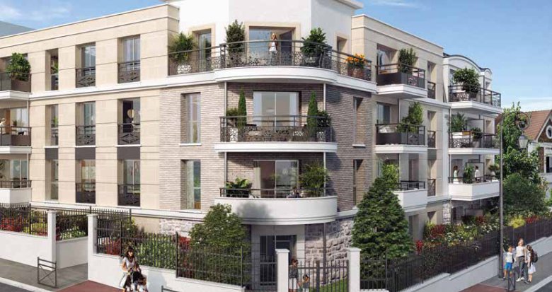 Achat / Vente programme immobilier neuf Neuilly-Plaisance à 15 min à pied du RER E et A (93360) - Réf. 6768